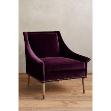 Anthropologie Velvet Tillie Armchair 1 098 Liked On Polyvore Featuring Home Furniture Chairs Accent Chairs Wine Velvet Furniture Home Furniture Home