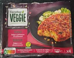 Hamburguesa De Bulgur Y Garbanzos A La Provenzal Carrefour