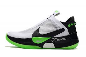 Black And Green Basketball Shoes Nike Adapt Bb Men S White Black Green Basketball Shoes In 2020 Basketball Shoes For Men Green Basketball Shoes Nike Basketball Shoes