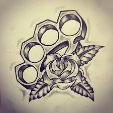 Tattoo Drawings Google Search Gangster Tattoos Brass Knuckle Tattoo Pattern Tattoo