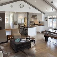 open floor plan with small kitchen houzz
