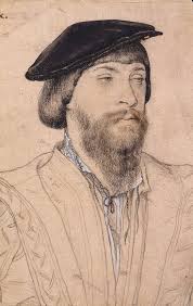 Thomas, Lord Vaux, detail, by Hans Holbein the Younger.