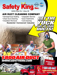 Where do you need clean ducts & vents pros? Air Duct Cleaning Safety King Inc