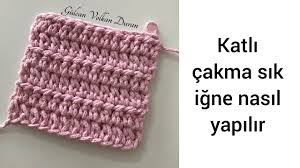 Tig Isi Orgu Katli Cakma Sik Igne Yapimi Youtube Tig Isleri Orgu Tig Isi Orguler