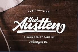 Archive of freely downloadable fonts. Austten 122014 Script Font Bundles
