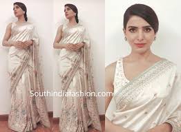 Samantha Akkineni In Anita Dongre At Social Media Summit Awards South India Fashion Invitation to the prestigious award ceremony and gala night special placement on wsa website, youtube channel and social media promotion samantha akkineni in anita dongre at