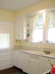 White And Yellow Kitchen For Our House At The Lake Yellow Kitchen Yellow Kitchen Walls Yellow Kitchen Designs