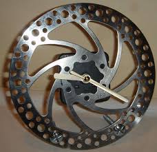 Make A Clock Out Of A Bicycle Brake Disc Make A Clock Diy Clock Wall Clock