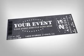 Chalkboard Event Ticket Ticket Design Template Invitation Template Birthday Invitation Templates
