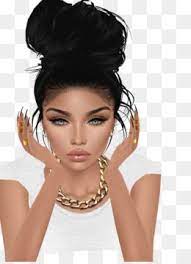 Second Life Avatar Imvu Avatar Black Hair Salons Girls With Black Hair Black Hair Boy