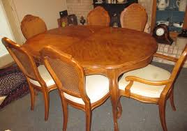 We love the unexpected pop of red on these stanborough chairs. French Provincial Dining Room Table And Chairs Novocom Top