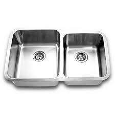 double bowl under mount kitchen sink