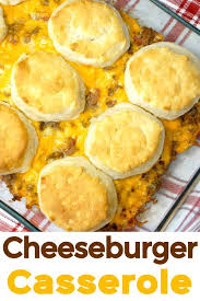 Cheeseburger Casserole With Pillsbury Biscuits This Is Not Diet Food In 2020 Pillsbury Biscuits Biscuit Recipes Dinner Recipes Using Ground Beef