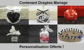 Pour les grandes occasions, il est d'usage d'offrir des boîtes. Contenant Dragees Mariage Chic Pas Cher