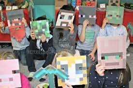 Mit gratis malvorlage zum ausdrucken. Minecraft Kinder Geburtstag Essen Und Bastel Ideen Zum Selbermachen Handmade Kultur