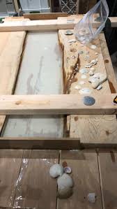 Diy Epoxy Resin Beach Table In 2020 Diy Epoxy Epoxy Resin Diy Epoxy Wood Table