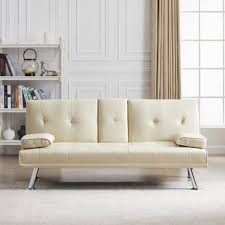 Casually modern sofas for welcoming spaces. Faux Leather Sofa Beds You Ll Love In 2021 Wayfair Ca