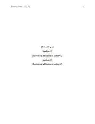 Check spelling or type a new query. How Do I Write An Apa Cover Page Free Templates Hloom