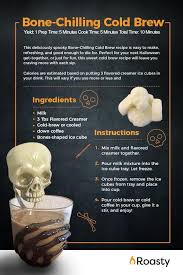 Halloween food products are a fun way to get in the spooky spirit. The Best Bone Chilling Cold Brew Recipe For Halloween