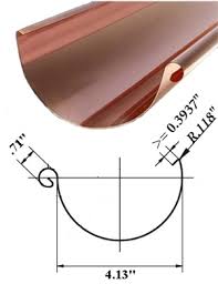 Follow me on instagram @franklincustomcopperworks norwalk ct 203 9978069. 4 Half Round Copper Gutter Accessories In Stock And Ready To Ship