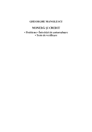 Informare brd privind fondul de garantare a depozitelor, plafonul general de acoperire, plata compensatiilor si lista depozitelor excluse de la i. Pdf MonedÄƒ Si Credit Bullet Probleme Bullet IntrebÄƒri De Autoevaluare Bullet Teste De Verificare Tatiana Gutul Academia Edu