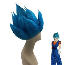 Family guy, where they both feature expressive white grins; Fun Costumes Child Dragon Ball Z Anime Super Saiyan Goku Wig Clothing Accessories Costumes Accessories Ayalonlaw Co Il
