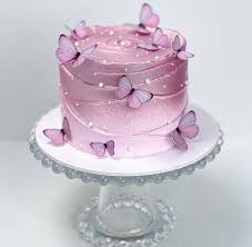 Korean cake, pastel cakes, think food, just cakes, cute desserts. On Twitter Butterfly Birthday Cakes Pretty Birthday Cakes Beautiful Birthday Cakes