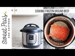 Place the lid on the pot and make sure the vent valve is in. Life Hack Cooking Frozen Ground Beef In The Instant Pot 2 Flavors 20 Minutes Youtube