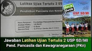Latihan ujian tertulis 2 usp sd/mi matematika. Latihan Ujian Tertulis 2 Usp Sd Mi Pkn Buku Detik Detik Usp Sd Mi 2020 Youtube