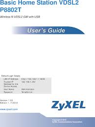 Terkait dengan cara salin id free fire, memang tidak dapat dipungkiri bahwa masih banyak yang masih kesulitan bagaimana cara melakukannya. P8802t Wireless N Vdsl2 Voip Iad With Usb User Manual Book Book Zyxel Communications