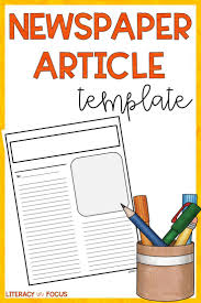 Newspaper report writing examples in pdf examples. Free Newspaper Article Template Blank News Template Free Newspaper Template Printable Add C Homeschool Writing Article Template Newspaper Article Template