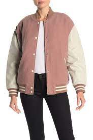 Colorblock Wool Leather Varsity Bomber Jacket Varsity Bomber Jacket Leather Varsity Jackets Bomber Jacket