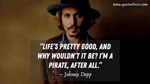 He has been nominated for ten golden globe awards, winning one for be. 40 Johnny Depp Quotes On Life Inspiration Love Acting Quotedtext