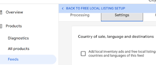 Targeting local and non local listings with same feed