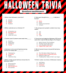The famous fountain featured in the opening credits of friends was also featured in the classic halloween film hocus pocus. 10 Best Printable Halloween Trivia For Adults Printablee Com