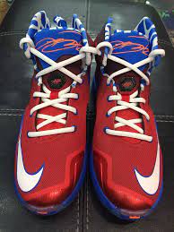 Shop for the latest nike lebron shoes, lebron james sneakers, lebrons shoes and so on. Nike Lebron 13 Red Blue White Sneakerfiles