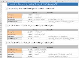 excel formula to add percentage markup with calculator