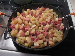 Fried Spam And Potatoes Kl Recipe Fried Spam Recipes Spam Recipes Dinners