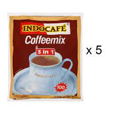 Alicafe premium gold coffee drink instant 5 in 1 pack 15 sachets (2 packs). Indocafe 3 In 1 Coffeemix 100 S X 5 X 20g Shopee Malaysia