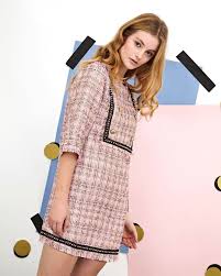 Still Pining Over The Pink Tweed Horowitz Dress From Girlgang Ootd Lfw Link In Bio High Fashion Street Style Preppy Dresses Tweed Dress