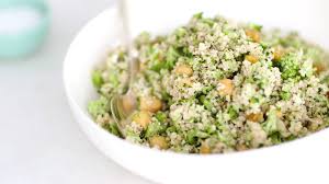 Pour hot shrimp stock through a strainer into couscous mixture, discarding strained shells. Martha Stewart Couscous Salad With Broccoli And Raisins Facebook