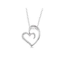 Over 60 years ago, the gia revolutionized the diamond industry with the gia diamond grading report. 1 10ct Tw Diamond Heart Necklace In Sterling Silver Ramsey S Diamond Jewelers