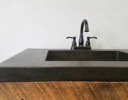 concrete bathroom vanity top with