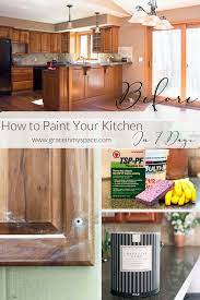 Now you are ready to paint your cabinets. Paint Your Kitchen Cabinets In 7 Days Prep Steps 1 3 Grace In My Space