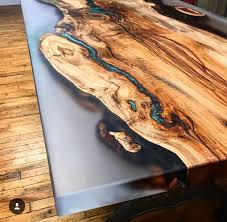 Fake #river #table in this video i show you how to make a beautiful epoxy live edge river table, for less than $50! Olive Epoxy Resin Table With Olive Epoxy Consol Live Edge Epoxy River Table Slab Single Table Resin Coffe Ta Wood Resin Table Epoxy Resin Table Resin Furniture