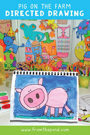 Farm Directed Drawing Art Projects Kindergarten Art Projects Elementary Art Projects Kindergarten Art Lessons