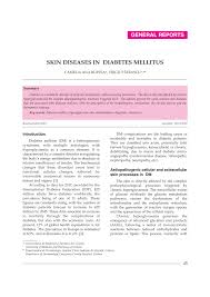 Universitatea de arte ¨george enescu¨ din iaşi. Pdf Skin Diseases In Diabetes Mellitus General Reports
