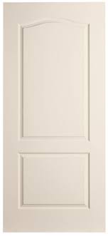 28 Inch X 80 Inch Primed 2 Panel Arch Top Hollow Core Textured Interior Door Slab In 2021 Doors Interior Solid Wood Doors Durable Doors