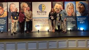 Mayor Elsie Foster was delighted to be invited to the Highland Park High  School's assembly earlier this month