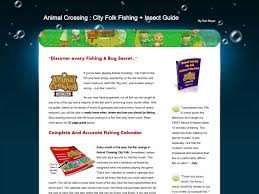 29 november, 2008 by comments: Animal Crossing City Folk Fishing Guide Bmo Show
